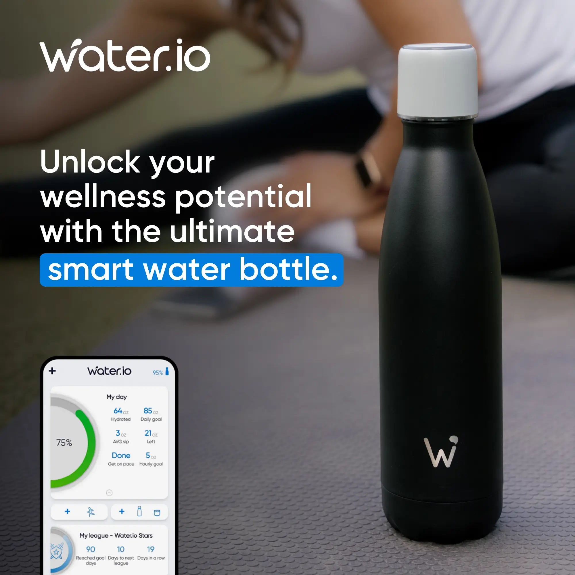 Unlock your wellness potential with the ultimate smart water bottle